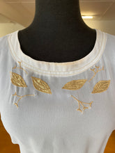 Load image into Gallery viewer, 80’s Gold Leaf Dress