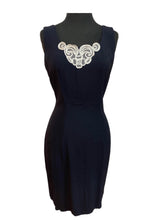 Load image into Gallery viewer, 60’s Navy Blue Mid Length Dress