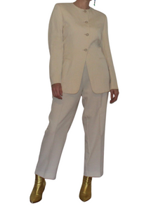 Cream Coloured Suit Set