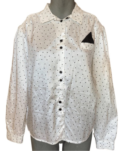 Suzanne Grae Polka Dot Blouse