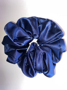 Dark Blue Oversized Scrunchie