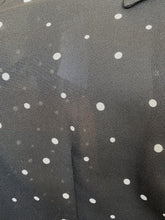 Load image into Gallery viewer, 80’s Black Polka Dot Shirt