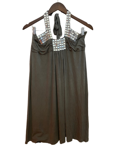 Grey Halter Top Dress