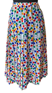 Colourful 80’s Spotted Skirt
