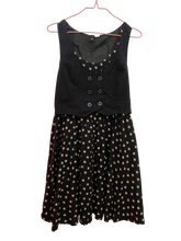 Load image into Gallery viewer, Star Print Dress with Built in Vest
