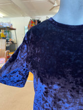 Load image into Gallery viewer, Blue Velvet Shirt (long)