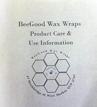 Load image into Gallery viewer, BeeGood Wax Wraps
