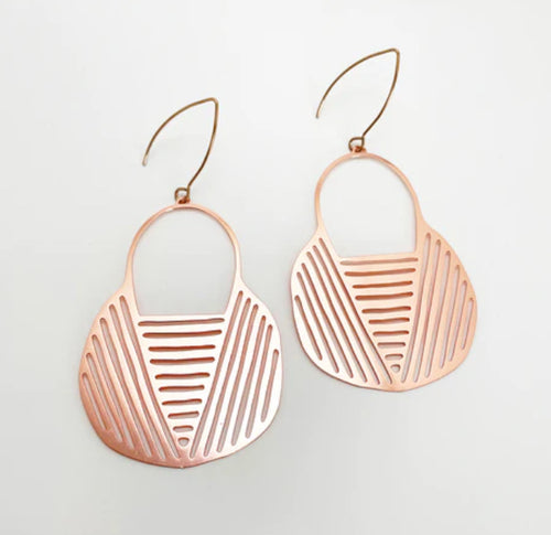 Boho #8 line dangles in rose gold