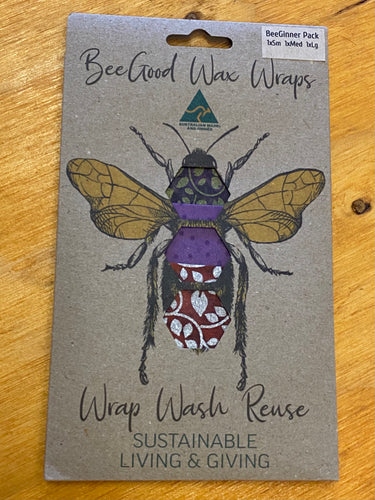 BeeGinner Pack Beeswax Wrap