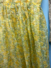 Load image into Gallery viewer, Green and Yellow Abstract Print Dress