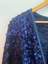 Load image into Gallery viewer, Blue Sequin Jacket