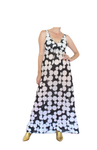Miss Jantzen Black and White Spotted Dress