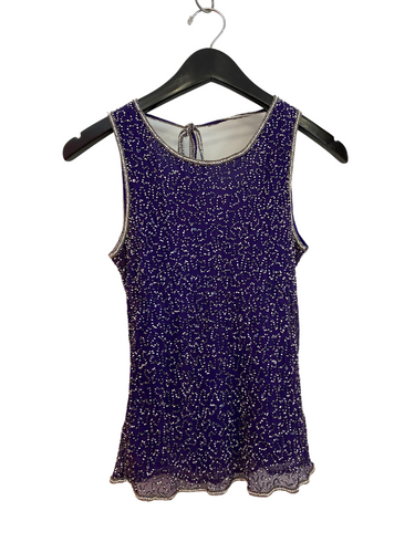 Beaded Purple Shirt