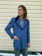 Load image into Gallery viewer, Blue Suit Jacket