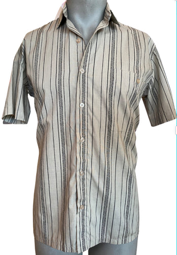 Khaki green lined shirt