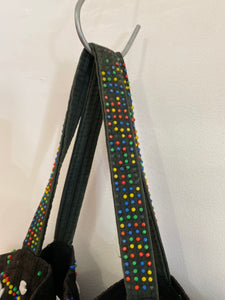 Rainbow Beaded Handbag