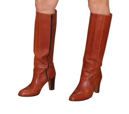 Knee High Leather Boots