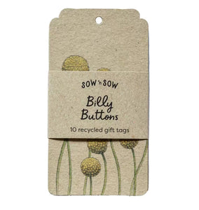 Sow n’ Sow - Recycled Gift Tags: Billy Buttons