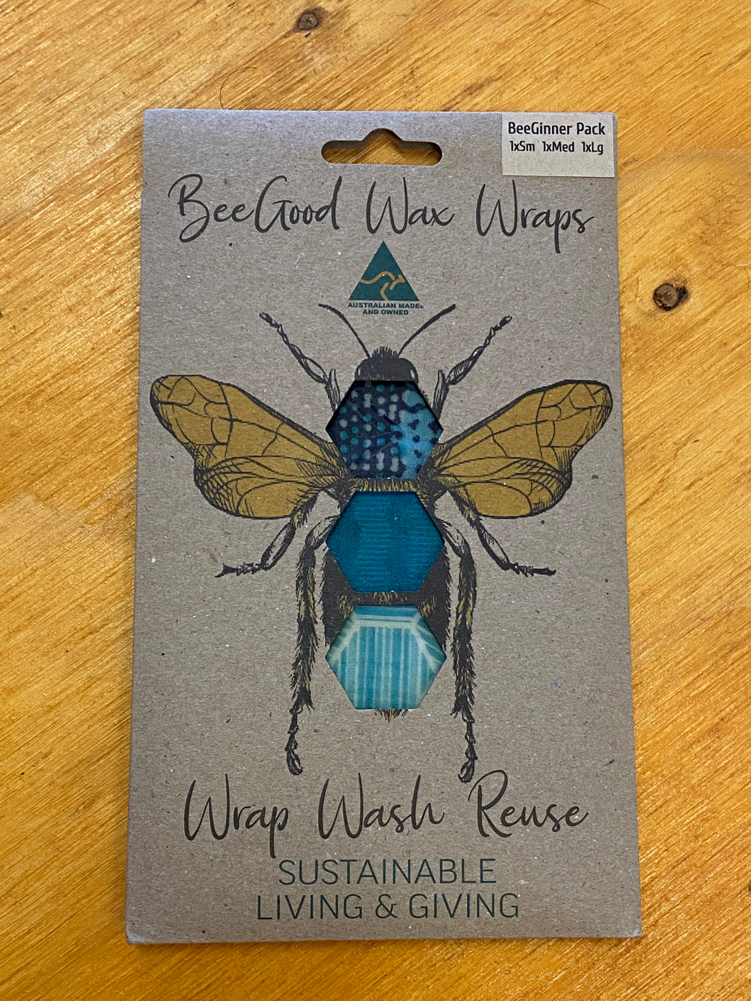 BeeGinner Pack Beeswax Wrap