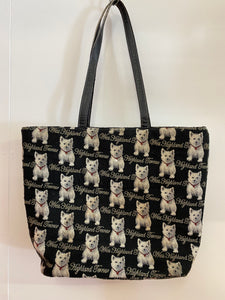 Puppy Print Handbag