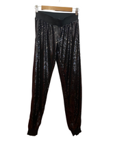 Load image into Gallery viewer, Sparkly Black Sequin Pants